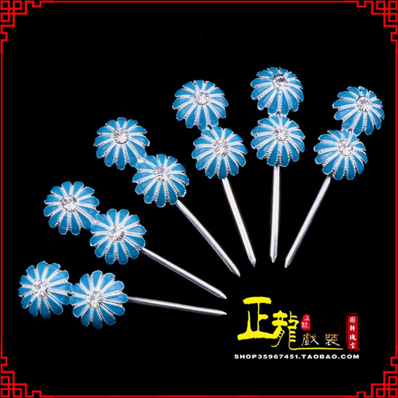 巨野头面泡子旦角化妆头饰 仿点绸泡子