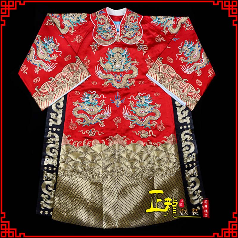 巨野皇帝蟒袍全金八宝团龙蟒